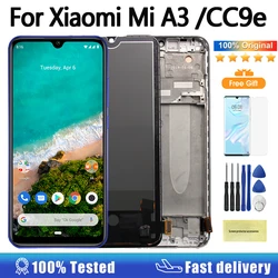 Display For Xiaomi Mi A3 CC9E LCD Touch Screen Replacement With Frame Display For Mi A3 M1906F9SH M1906F9SI LCD Display Assembly