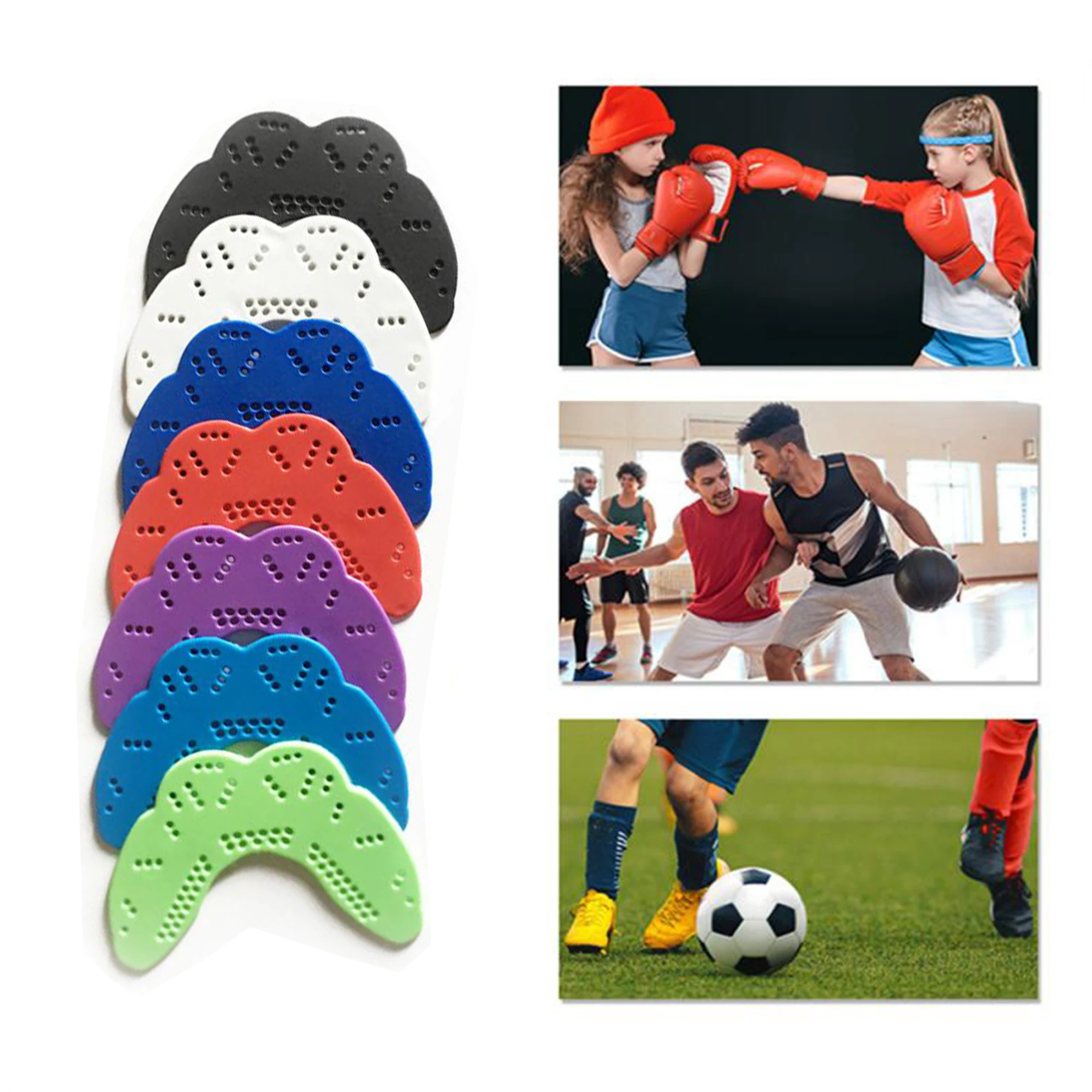 Adult Sports Tooth Protection Eva Mouth Guard Sports Kids Mouthguard For Basketball Mma Martial Art Child Boxing Brace