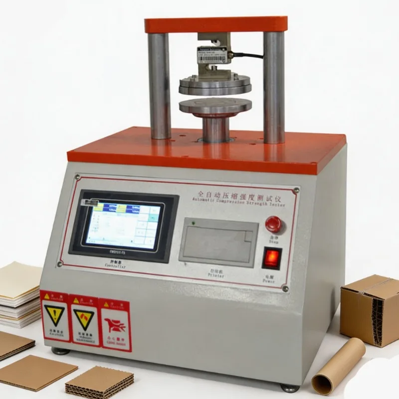 Paper & Cardboard Compression Tester | ISO 9895 Compression Resistance Test | for Corrugated Box SCT CCT