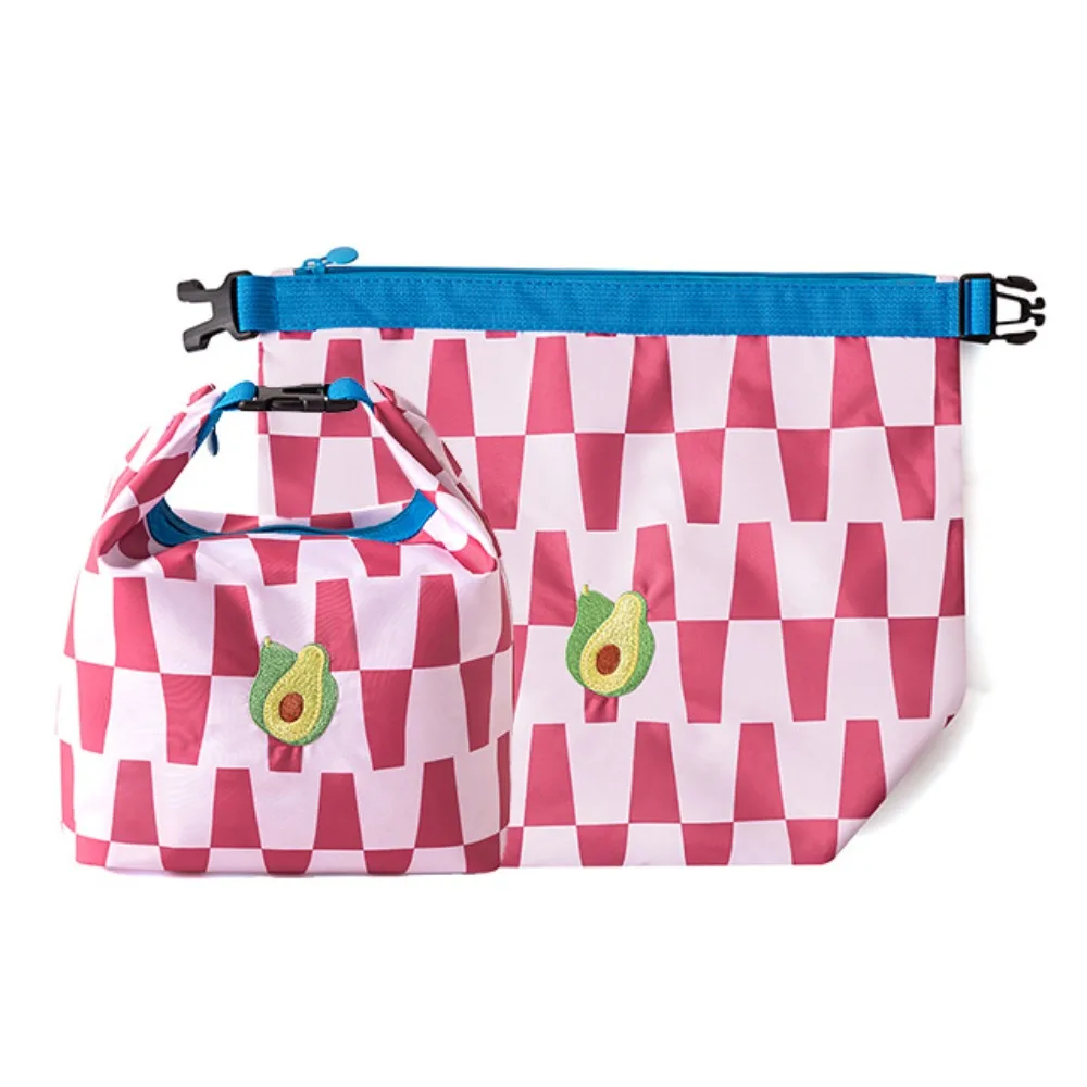 Snack Bag Portable Lunch Box Bag Foldable Waterproof Insulated Tote Bag Thickened Large Capacity Food Thermal Handbag Camping