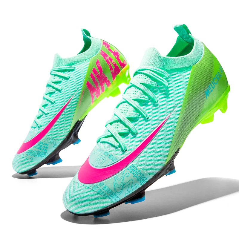 

Мужские футбольные бутсы SLIP-ON, спортивные тренировочные нескользящие футбольные бутсы для газона, футбольные бутсы TF/FG Chuteira Campo для мужчин