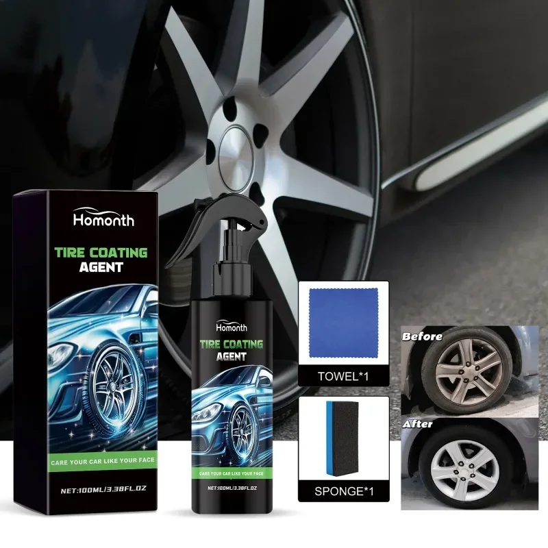 Decontamination Anti-aging Polishing Retreading Agent Car Tyre Cleaning and Car Tyre Polishing Cleaner Non-corrosive Car Tools