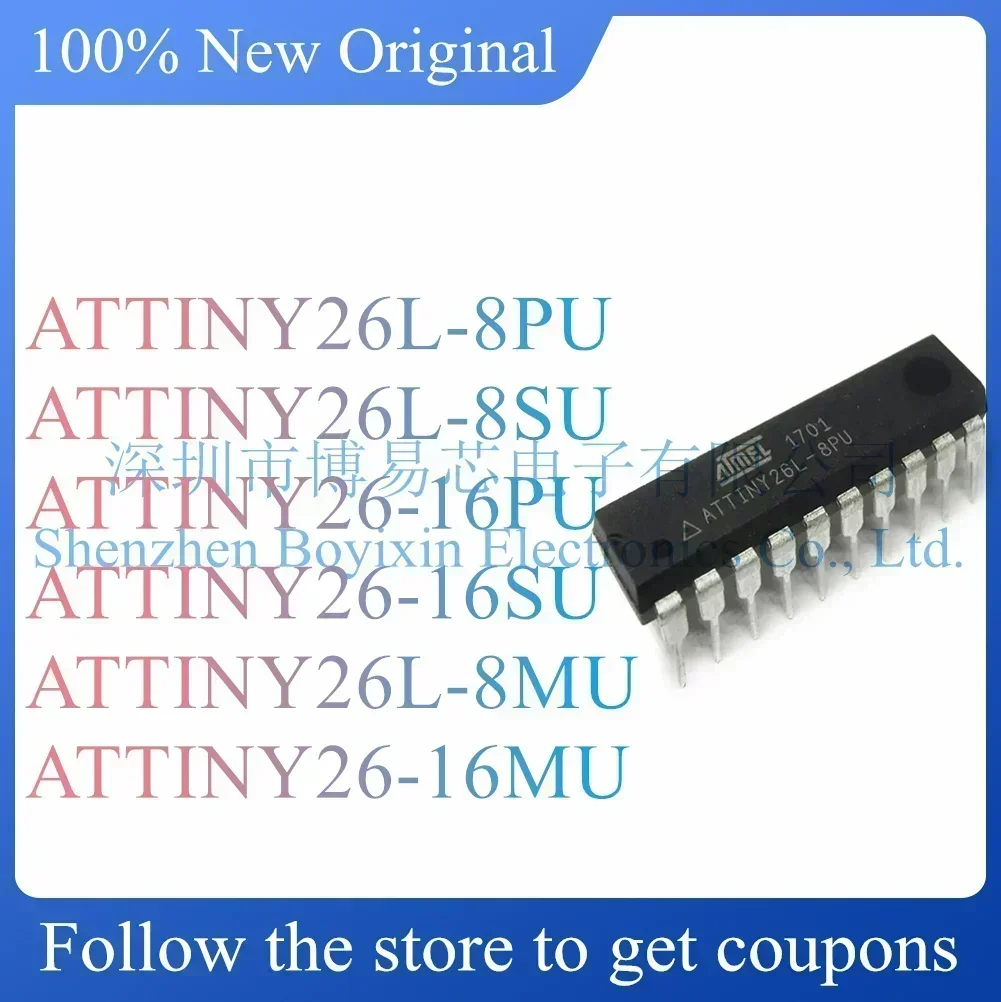 

ATTINY26L-8PU ATTINY26L-8SU ATTINY26-16PU ATTINY26-16SU ATTINY26L-8MU ATTINY26-16MU Standard version