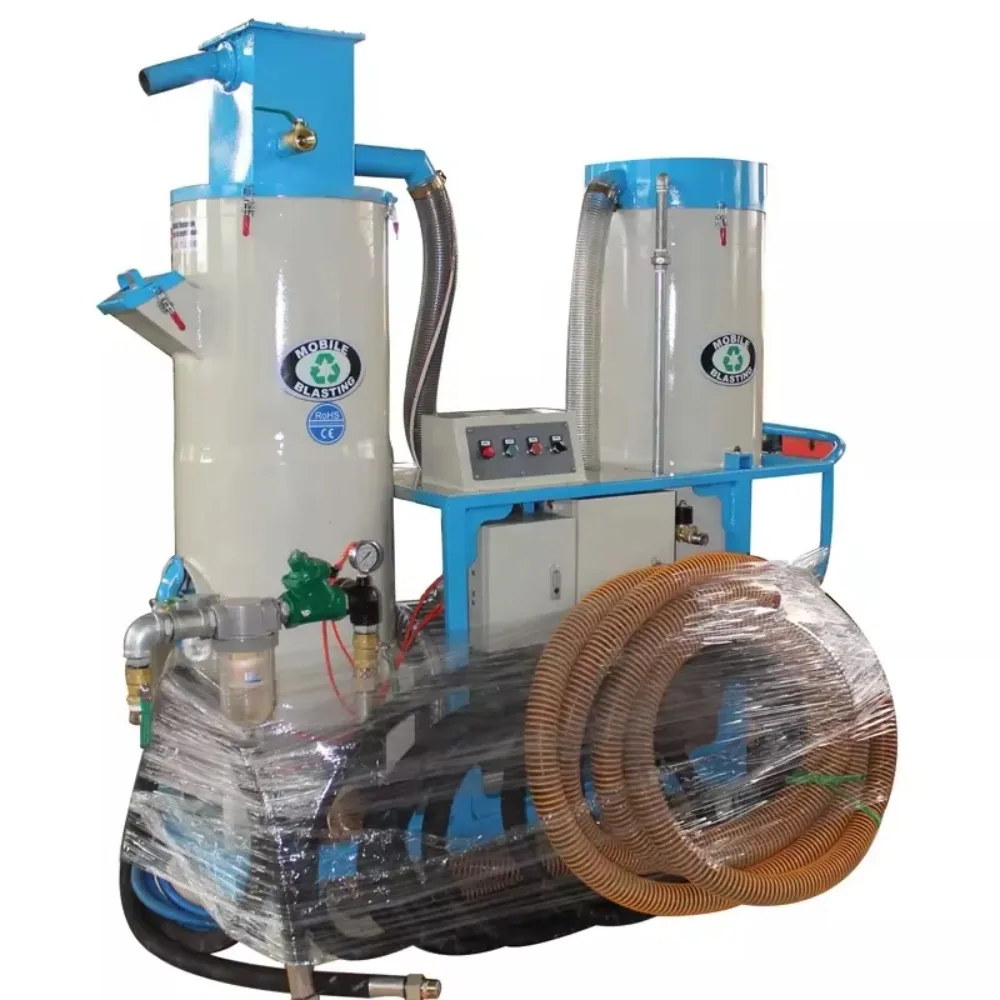 Mobile Circulating Sandblasting Machine Steel Plate Rust Removal Equipment Manual High-Pressure Cleaning Sandblasting Machine