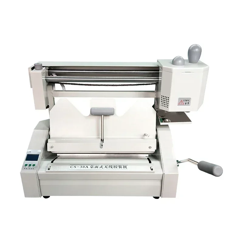 

Hot Sale CS-30A Hot Melt Glue Binding Machine Bidding Home Wireless Book Binding Into A Volume Of Hot Melt Glue Binder