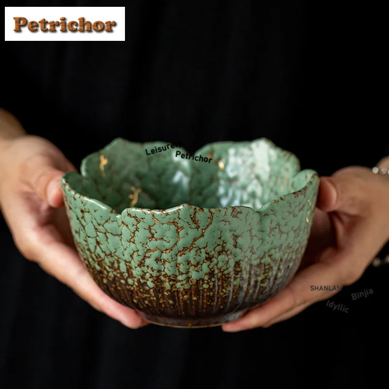 

550 мл печь Fambe цветок лотоса Jianshui чайная чашка для мытья кисть для письма шайба для чая пыль цилиндр бочка бытовое украшение Chaxi