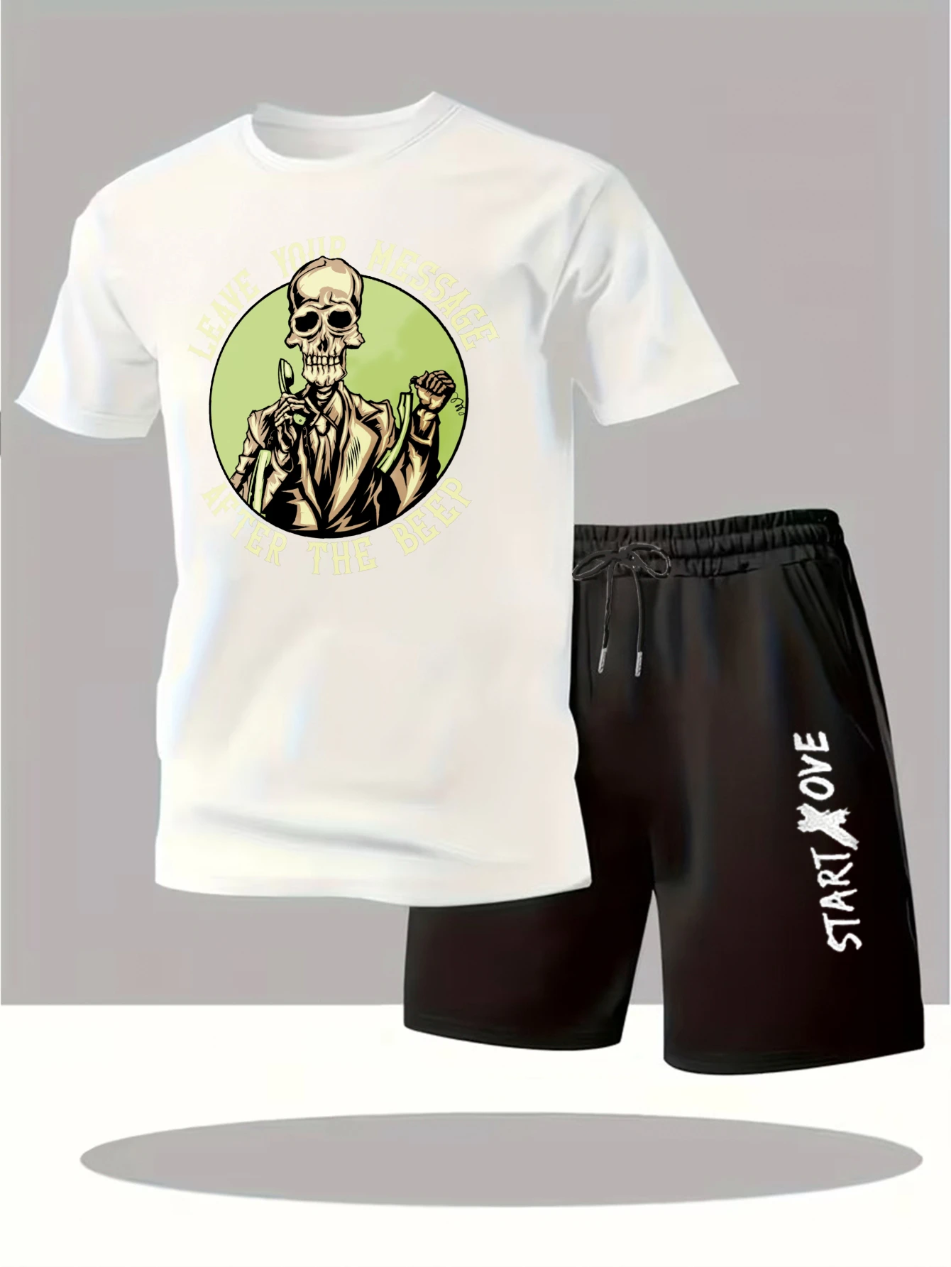 

Мужские комплекты 2025: Новые модные комплекты для мужчин, комплект из свитшота с принтом, мужские костюмы, спортивный костюм для мужчин, с коротким рукавом