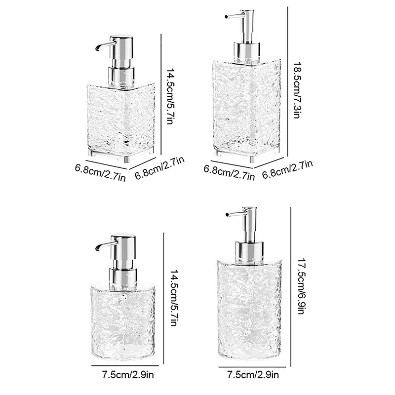 300/400ml Mousse Gesichts reiniger Schaumsp ender Kunststoff Pump flaschen Mini leere Flasche nachfüllbar für Reise reinigung Kosmetik