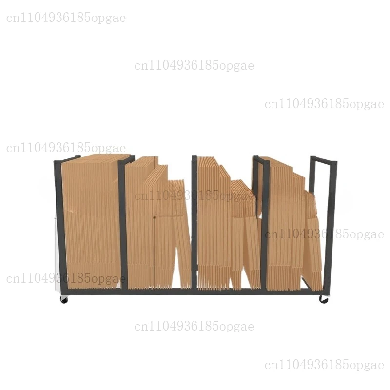 Household carton storage rack, waste cardboard box , sorting, shelf。