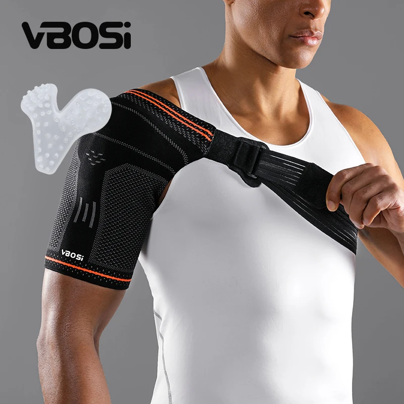 

Регулируемый бандаж для поддержки плеч для женщин и мужчин со съемной силиконовой подкладкой, компрессионный рукав для травм вращающейся манжеты
