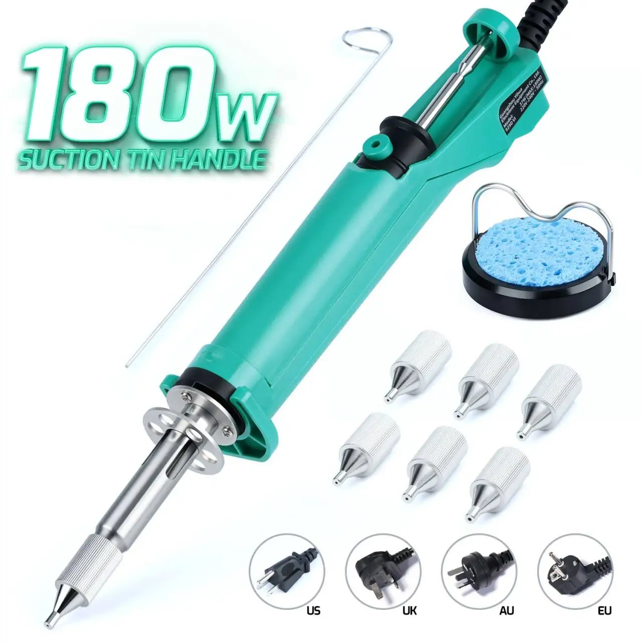 180W Desoldering Suction Tin YIHUA 929D-VI Electric Desoldering Iron Soldering Sucker Pen 929D-V Soldering Iron Welding Tools