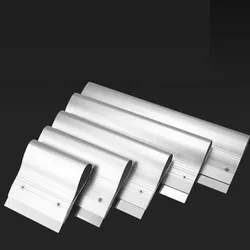 Stainless Steel Ink Scraper Screen Printing Squeegee Scraper Board Tools 10-30cm Square Cut Blade