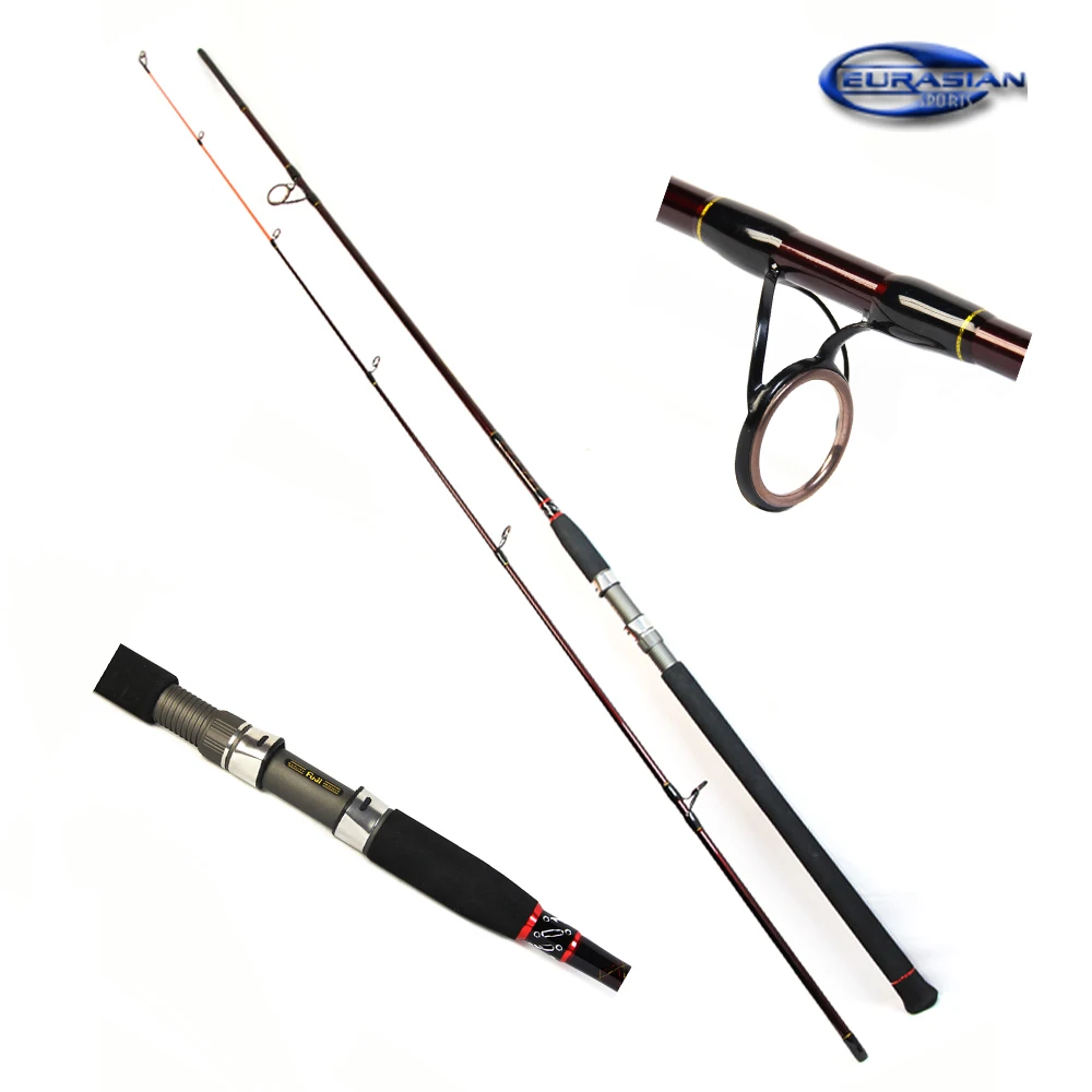 

9ft 30-100g 2 Sections MH Fast Action Carbon Spinning Sea Bass Fishing Rod