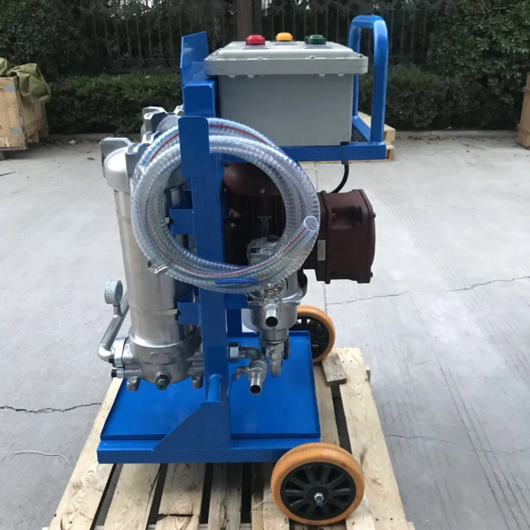 Oil Lubricant Recycle Machine /equipment Lube Oil Purifier LYJ Oil Purification Removing Impurities Motor Pump 100micron 30l/min