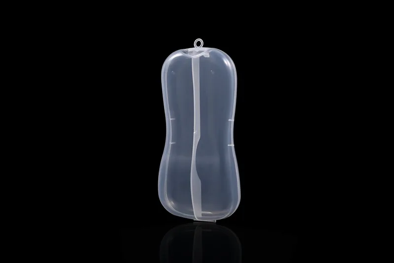 Portable  Kids Training Utensils Transparent Gift Travel Case Plastic Tableware Box Storage Spoon Fork Case