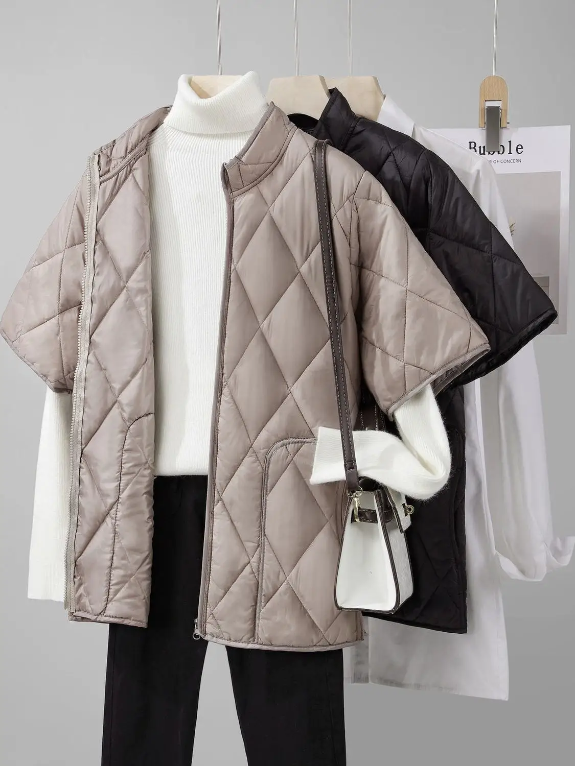 

Men's Cotton Vest f Sve Autumn Winter New Sle Warm Healtare Home oulder Protection Large Size Rhombus Cotton Jaet