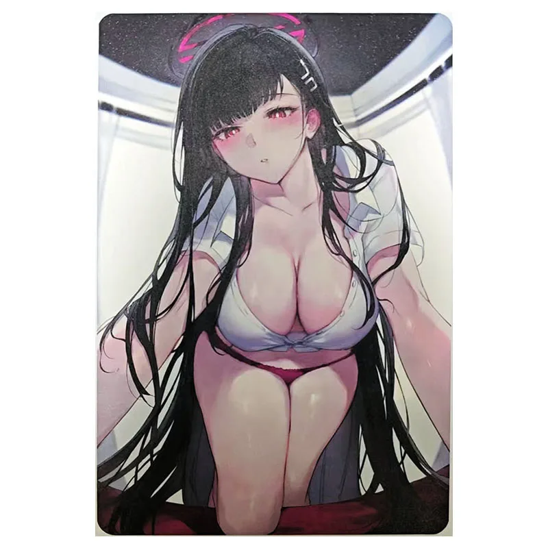 Anime Godin Verhaal Zeldzame A5 Collectible Card Sparkle Jeanne d'Arc Ningguang Eula Robin Ganyu Kafka Speelgoed voor jongens Verjaardagscadeau