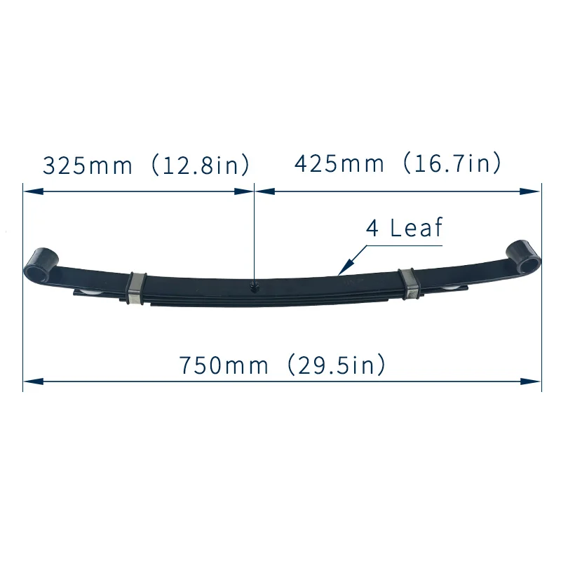 Club Car Precedent Rear Leaf Spring Kit, Golf Cart Rear Leaf Spring Kit Suitable for Club Car Precedent/Tempo/Onward, 102506401