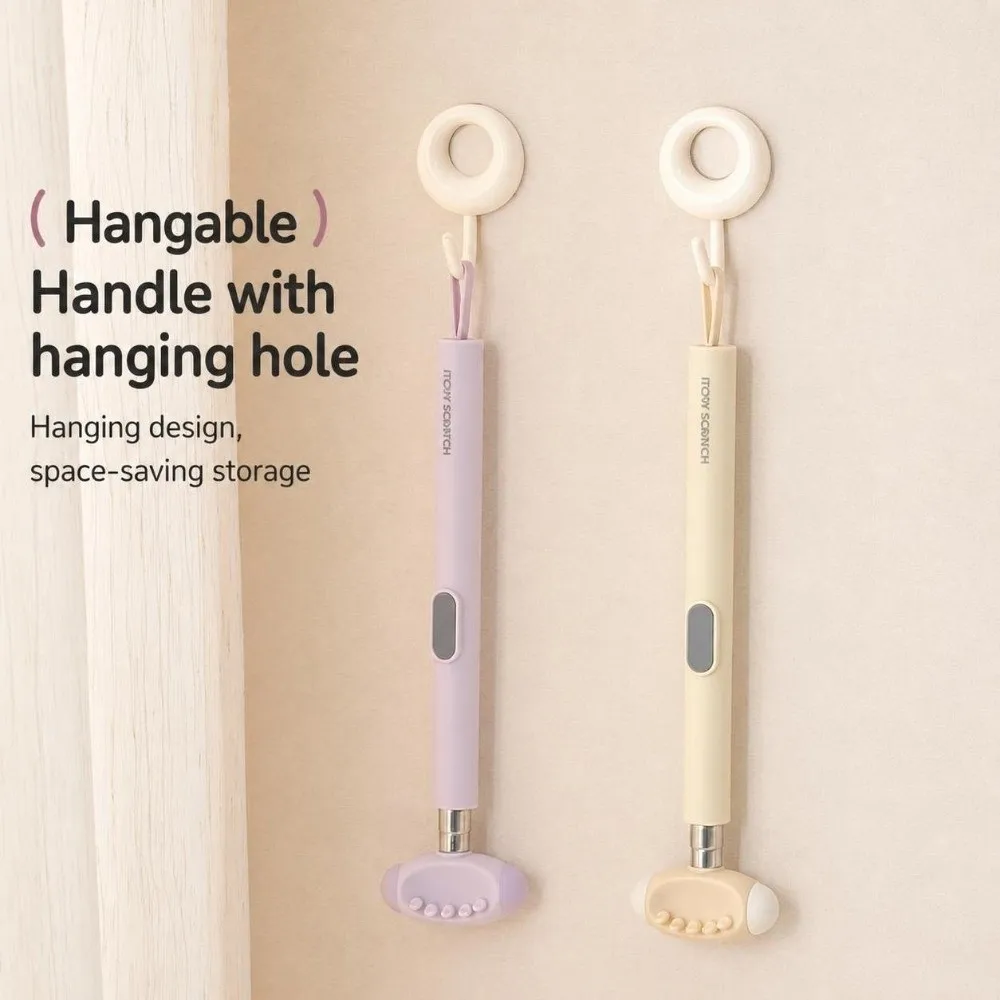 Dual-Sided Back Scratcher 27-62.5cm Retractable Body Scratcher Massager Hanging Loop Back Massager