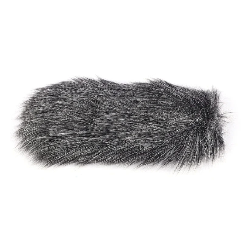Outdoor Dusty MIC Microphone Artificial Fur Cover Windscreen Windshield Muff For Rode GO