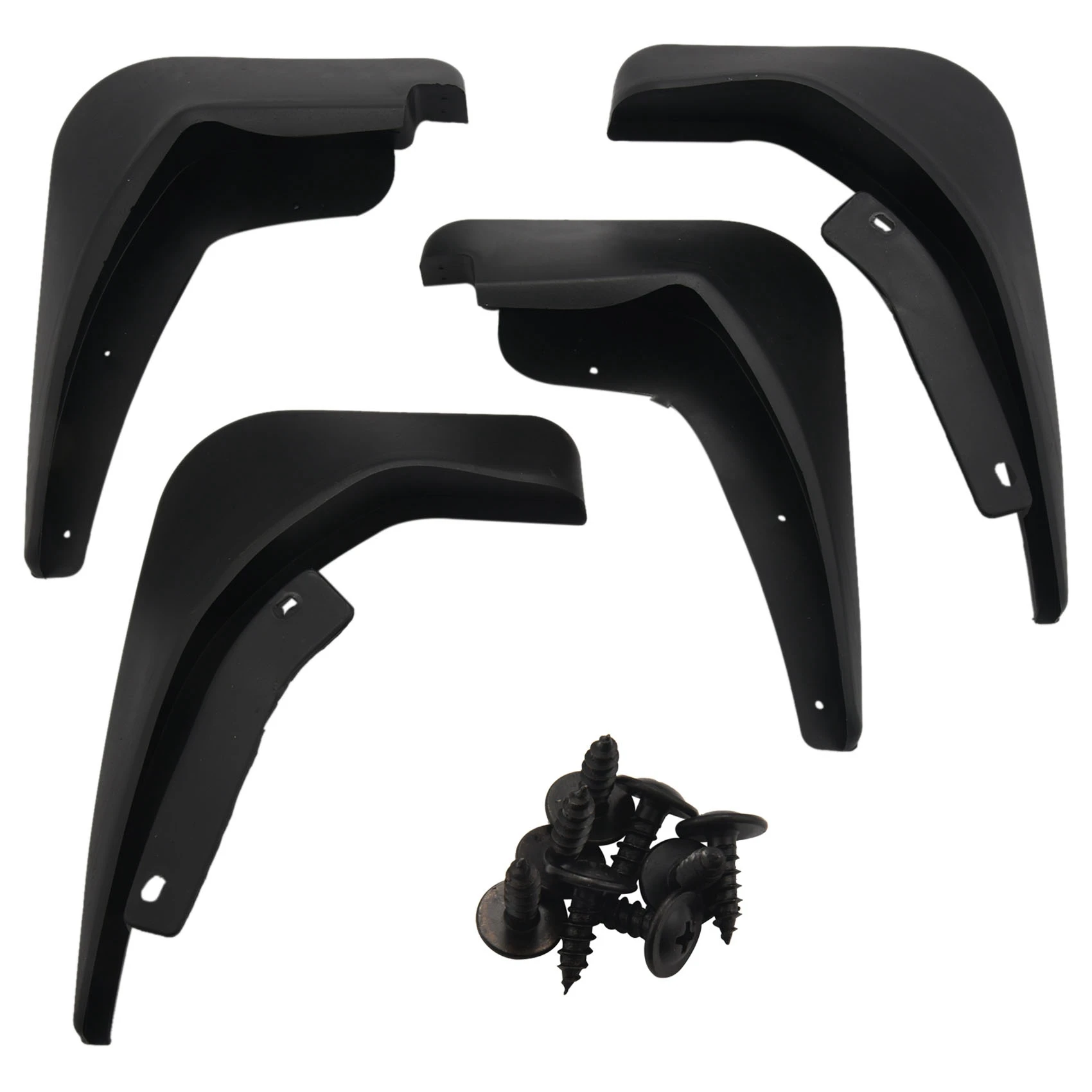NEW-Molded Mud Flaps For Ford Fiesta Mk7 2009 - 2017 Mudflaps Splash Guards Mudguards 2010 2011 2012 2013 2014 2015 2016 Accesso
