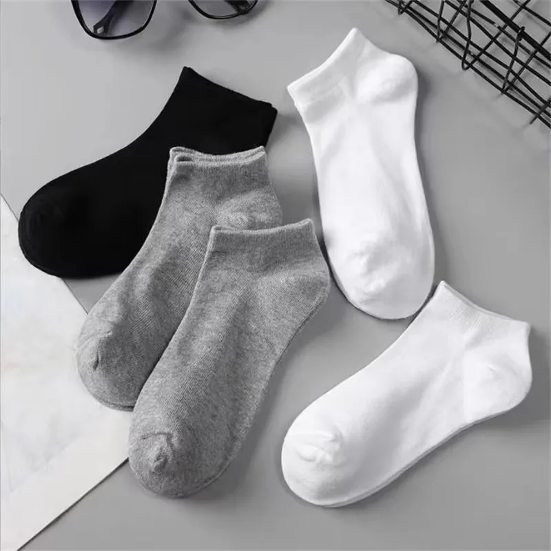 

5/10/15/20 пар унисекс повседневные однотонные носки-лодочки тонкие дышащие удобные непромокаемые впитывающие пот носки до щиколотки для мужчин и женщин