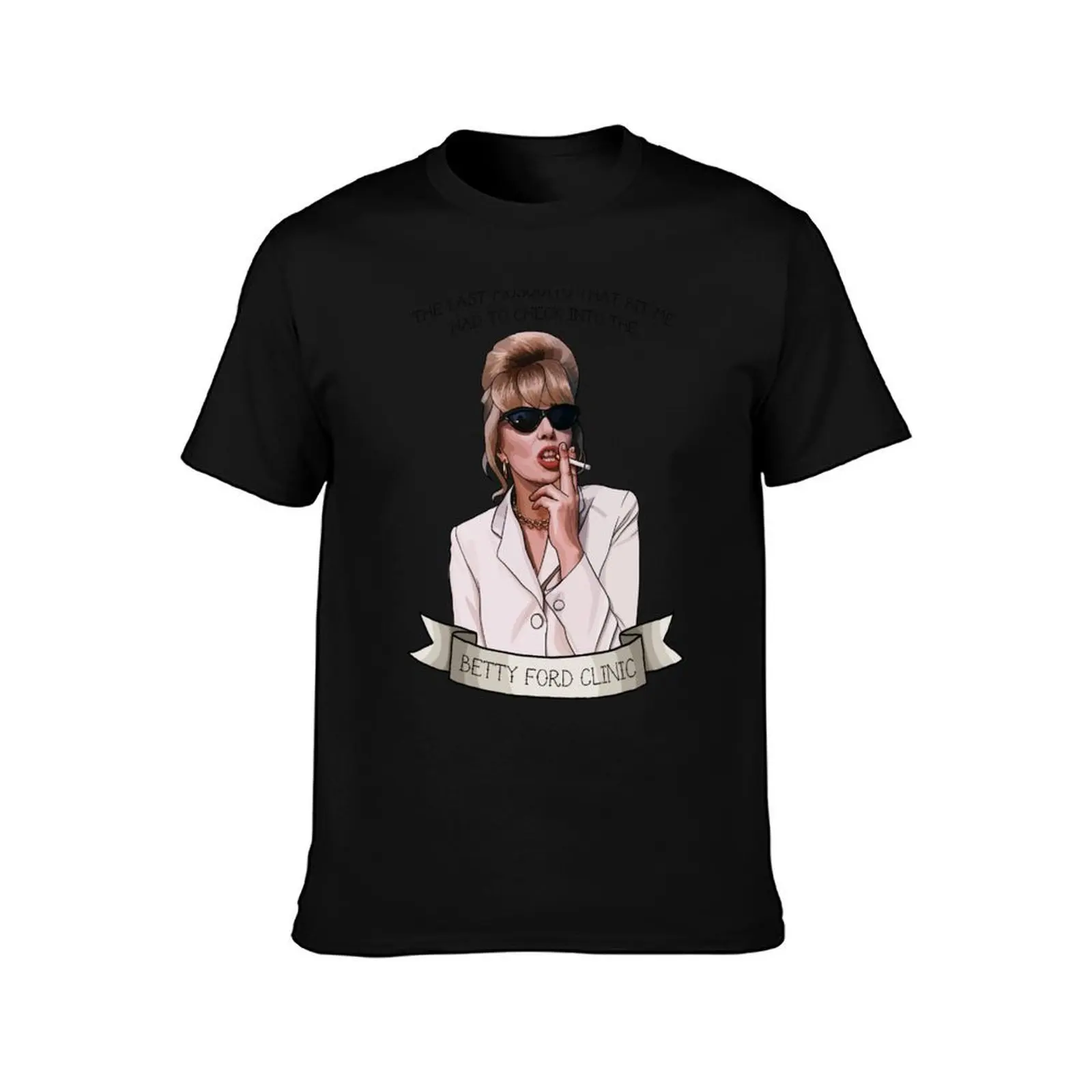 Patsy Stone- Ab Fab T-Shirt, Summer Casual Cotton Tee, Oversized Streetwear Tops, Vintage Graphic Print, Loose Fit Short Sleeve