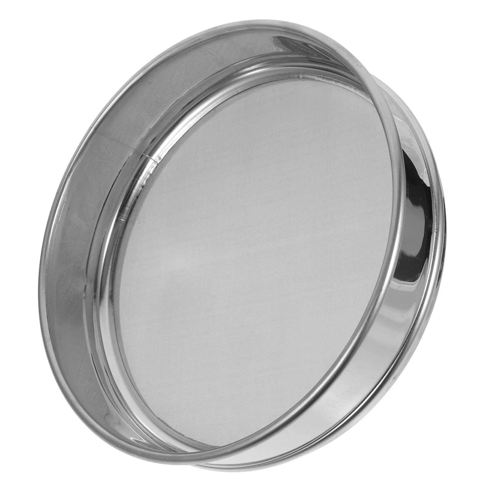 Premium Stainless Steel Sieve Mesh Pan Ideal for Flour Sifting Lab Sieves Soil Testing Dirt Sifter Sand Sifter Outdoor Sifting