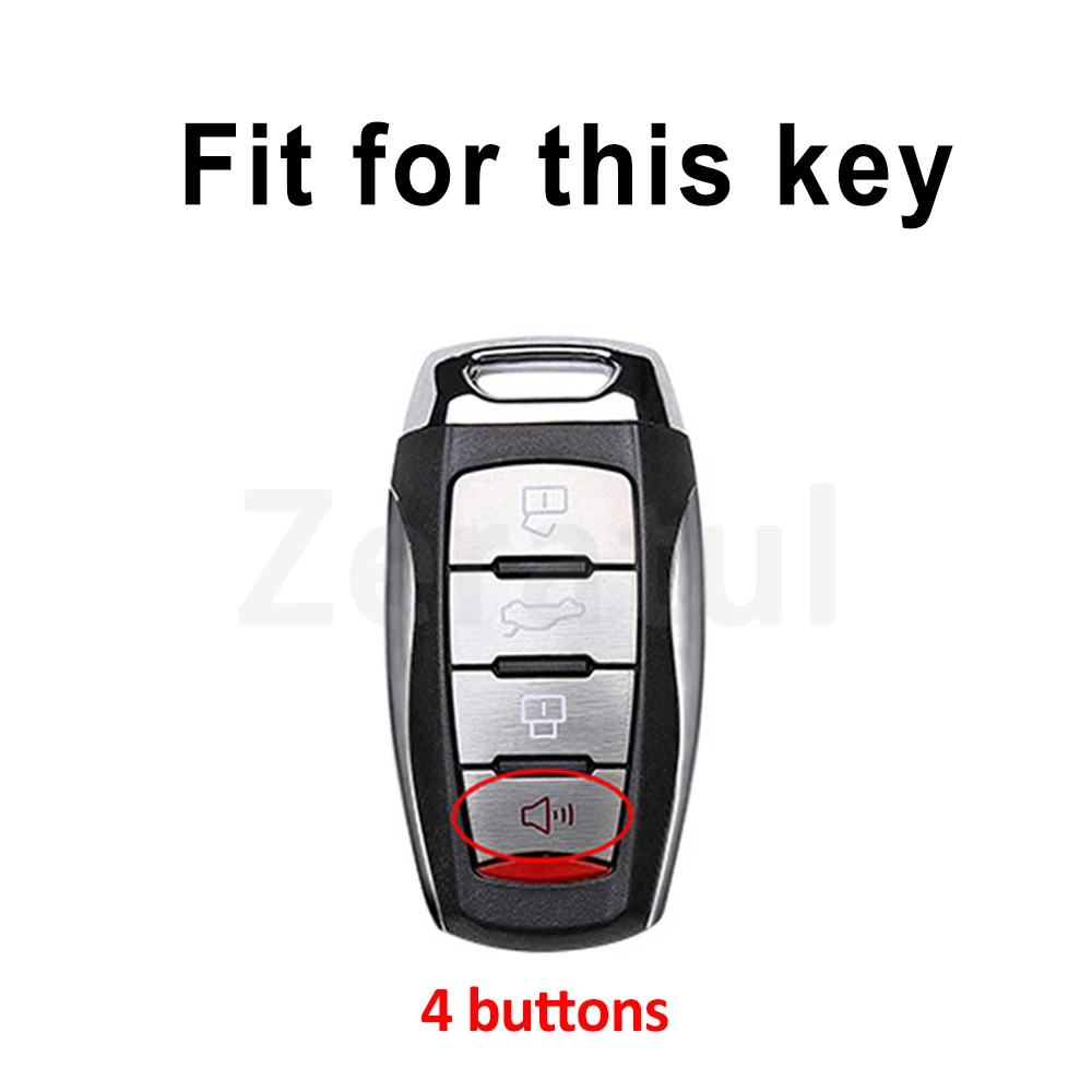 Gun Grey TPU Auto Keyless Protector Accessories Car Key Case Cover For Great Wall Haval Hover H4 H9 F5 F7 H2S H1 H6 H7
