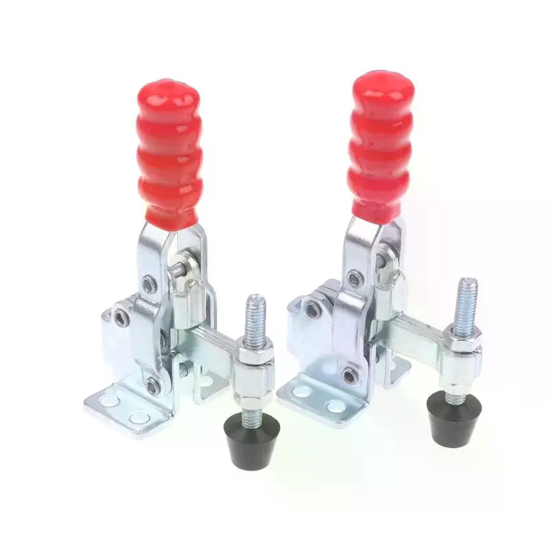 Imagen 4: Abrazadera de Liberación Rápida Vertical, Herramienta de Carpintería de Alta Resistencia para Taller, Fijación Rápida de Madera