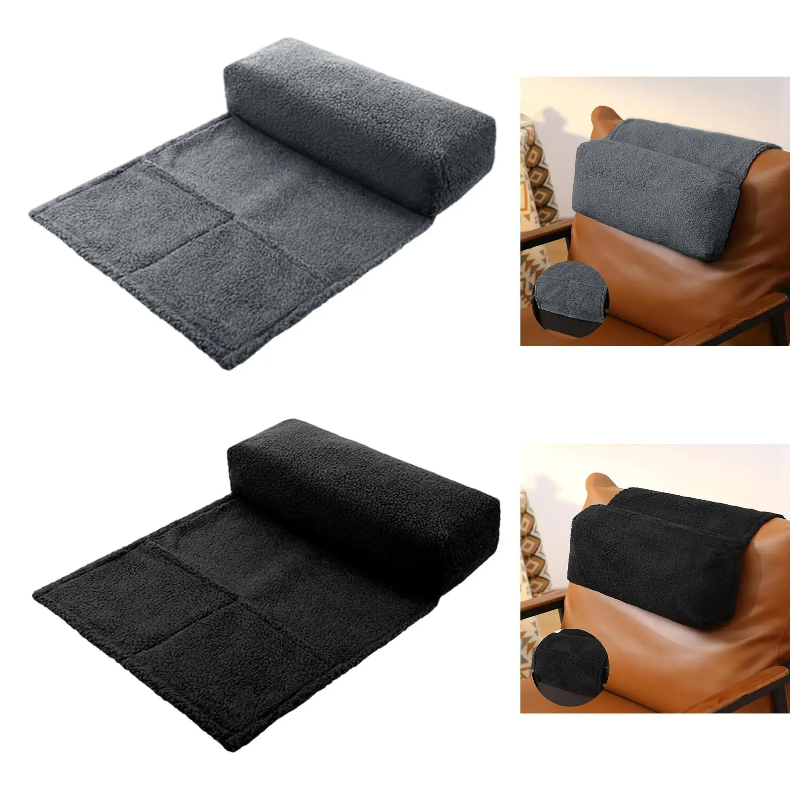 

recliner Headrest Pillow Neck Support with Zipper Non Slip for Bedroom Living Room