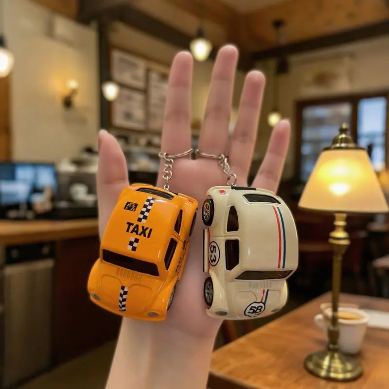 

Мультфильм милый такси сплав автомобиль игрушка креативный брелок студенческий рюкзак кулон пара небольшой подарок оптовая продажа