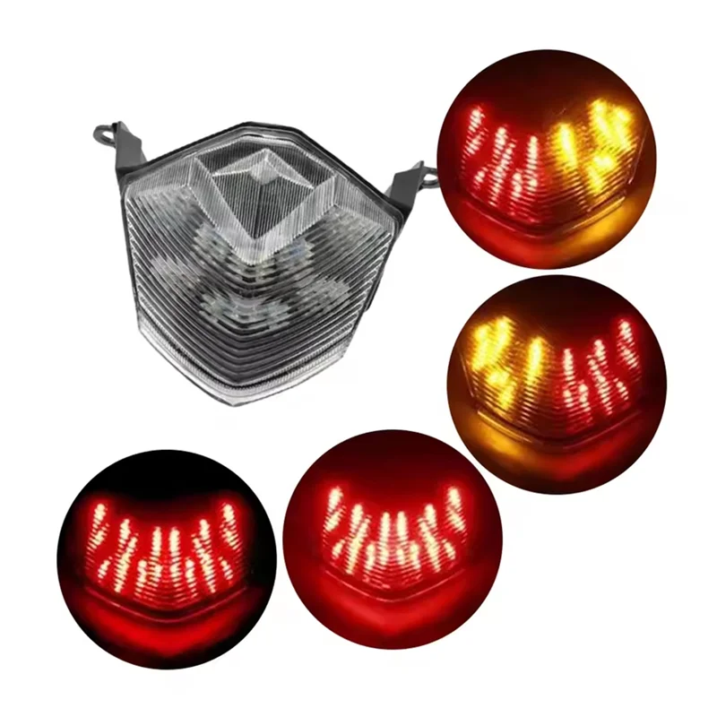 دراجة نارية الذيل ضوء استبدال لكاواساكي Z750 Z1000 ZX-10R 2007-2010 LED ضوء الفرامل