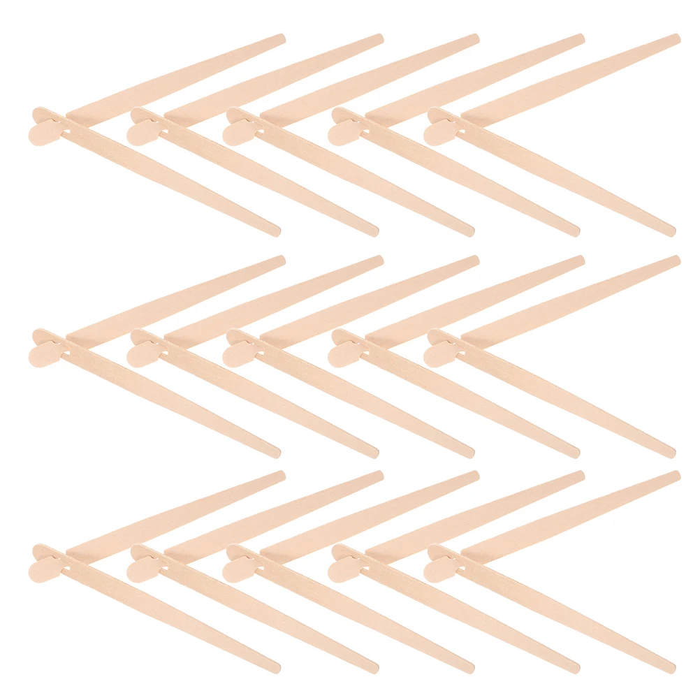 

200pcs 200 Pairs Food Tongs Wooden Beginner Chopstick Helper Flat Design Kids Training Aid Bread Pastry Utensils Kitchen Tools