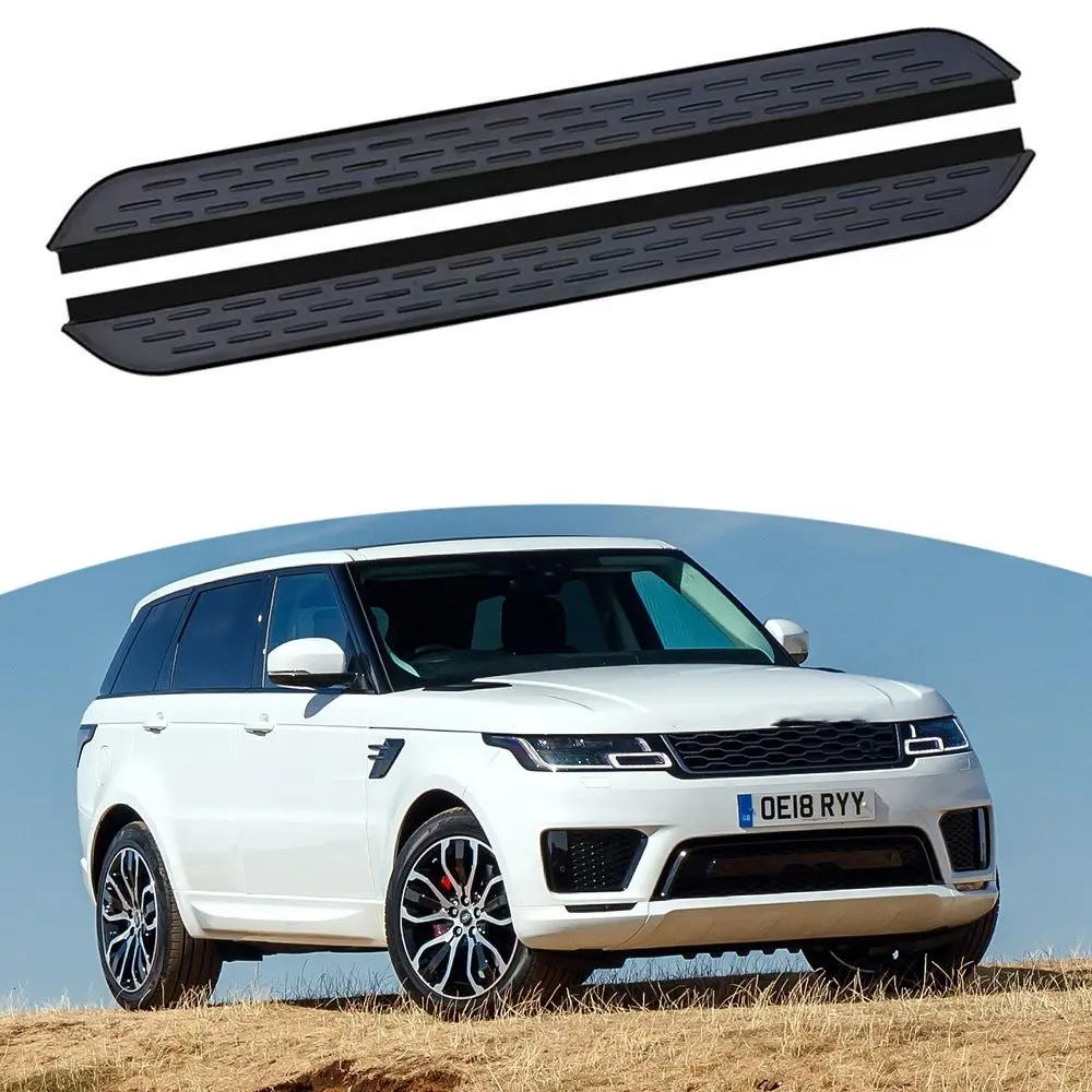 2PCS Side Steps Nerf Bars Running Boards Fit For LR Range Rover Sport L494 2014-2022 Aluminum Durable Pedal