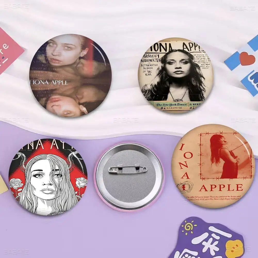

Fiona Apple Singer Badges Creative Tinplate Soft Button Pins Animal Icon Brooch Lapel Backpack Badge Accessories Pin
