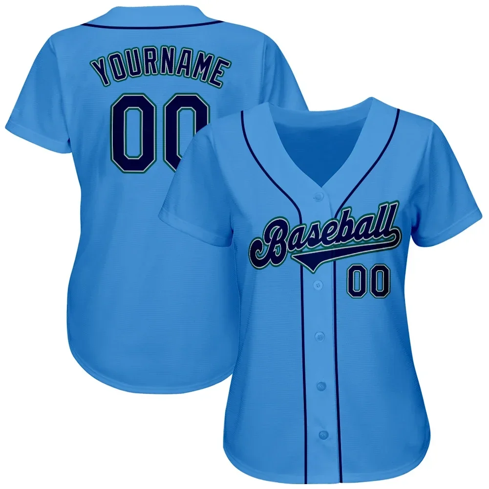 Custom Mesh Baseball Jersey with Printed OEM Logo Name And Number for Women/Youth