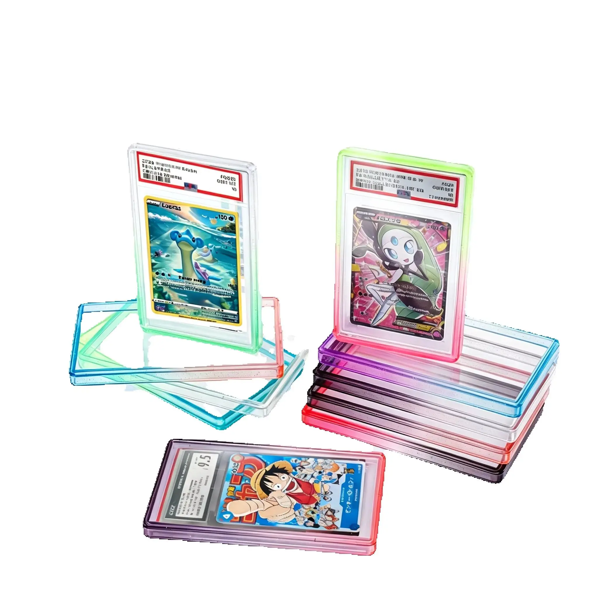 9 Different Two-Tone P-S-A Rating Card Protective Sleeves; Colors Can Be Selected Upon Request Individually Packaged