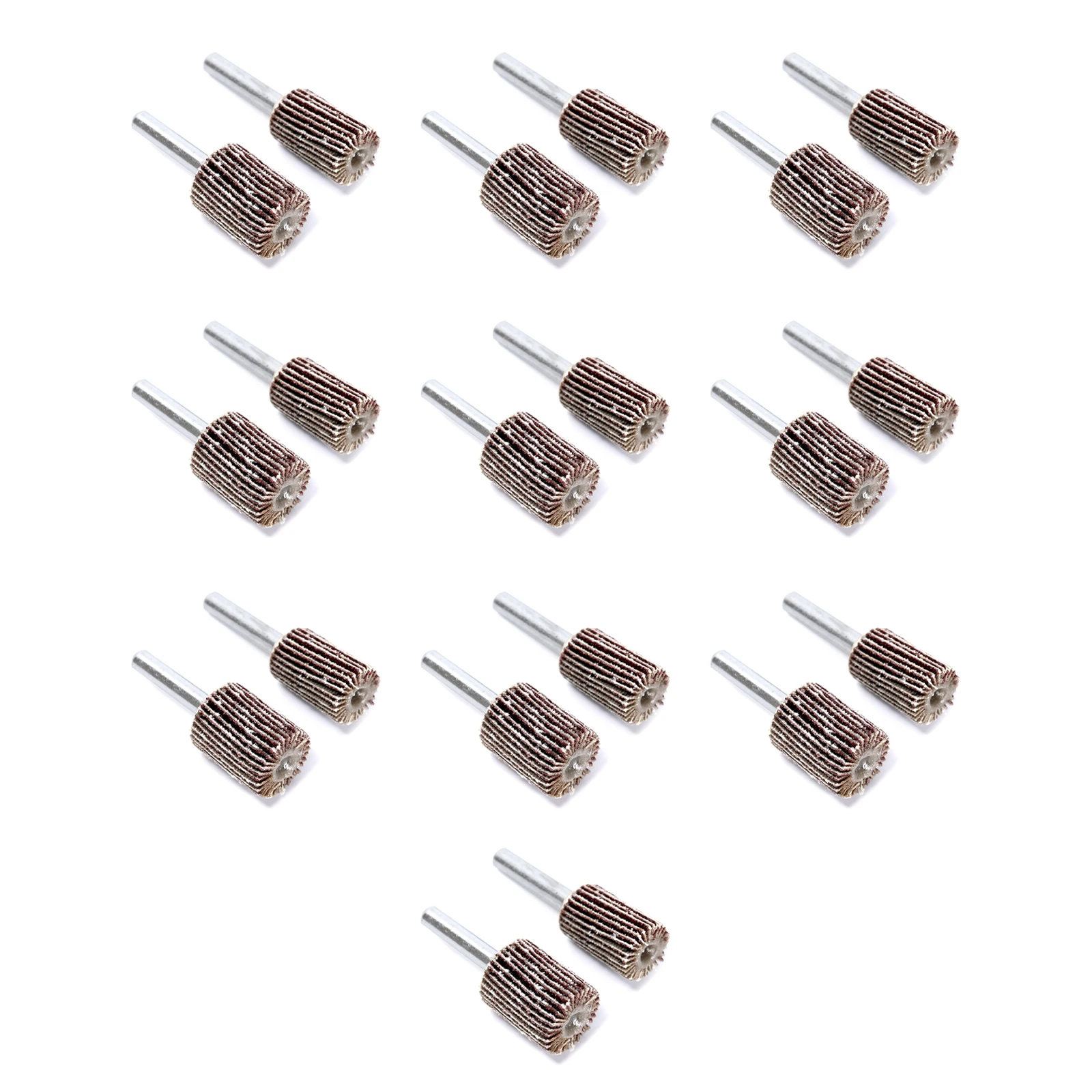 20 шт. 16 мм, 20 мм лепестковые круги для шлифования, лепестковые круги с хвостовиком 1/4 дюйма для удаления и полировки ржавчины, краски, зернистость 80