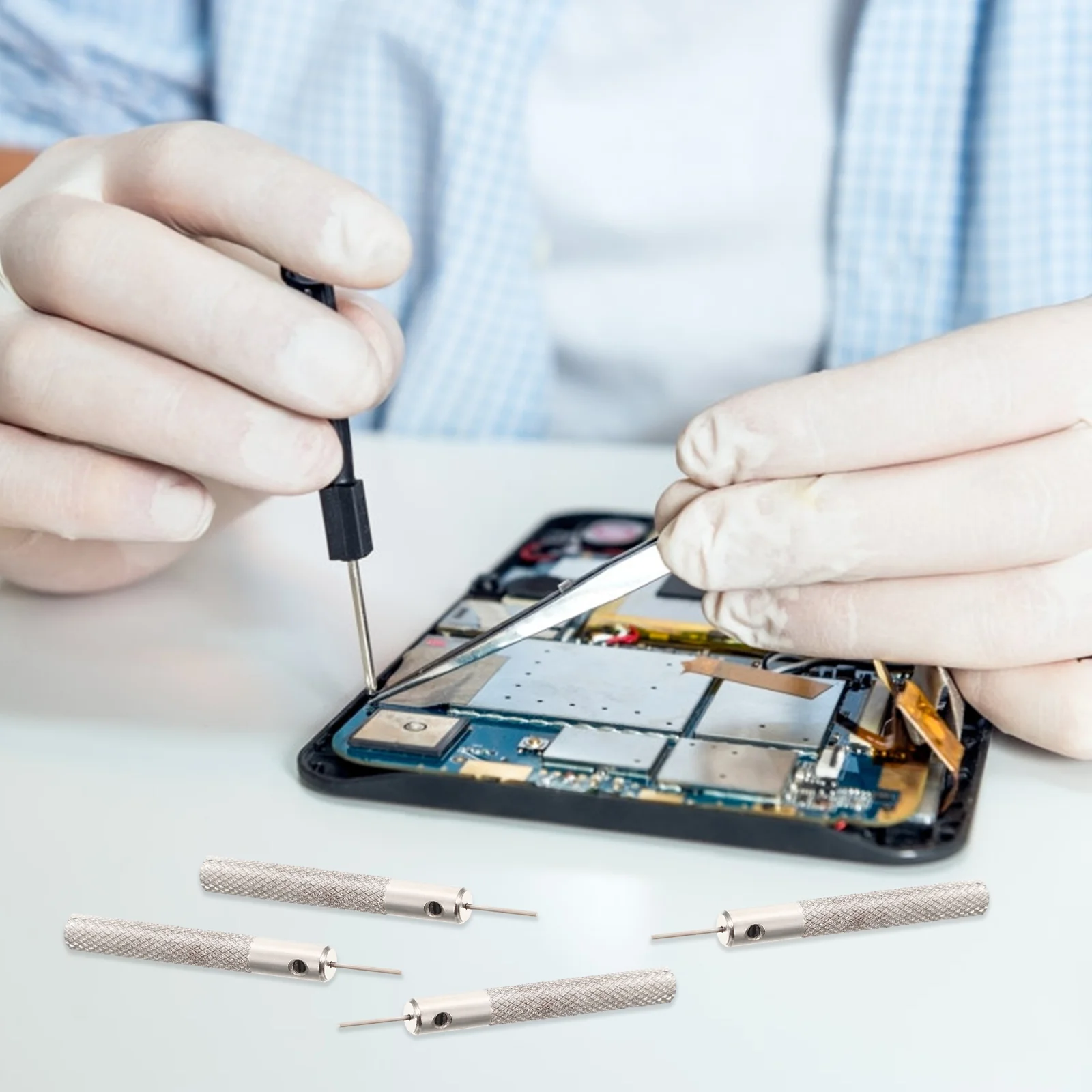 10 Pcs Sim Card Reader Cell Phones Smart Removers Cards Ejector Creative Pin Iron for Chip