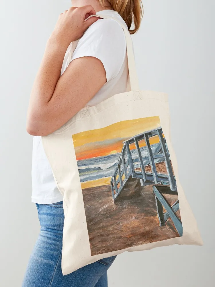 

View From Tower 26 Tote Bag Women's beach bags female bag Candy bags canvas bags