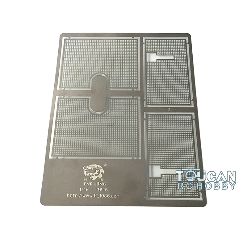 Metallschutzplattenteile für Henglong 1/16 Deutscher Tiger I RC Panzer 3818 Modell Gepanzerter Schutz Dekorierteile TH08585-SMT7