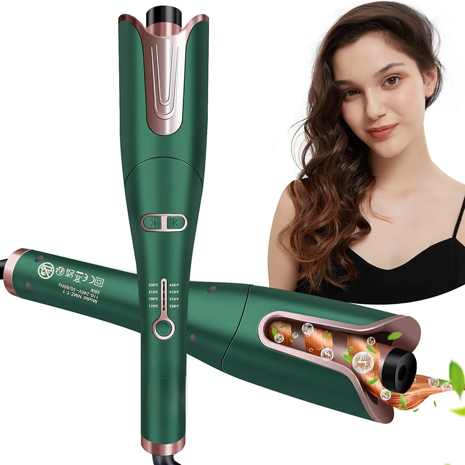 Upgrade Your Routine with this glamorous, high-quality and voluminous heat-resistant hair curler. Say goodbye to frizzy, boring