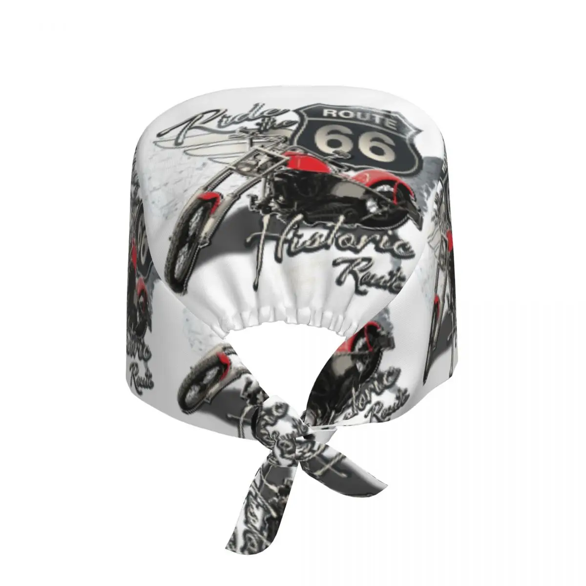 Adjustable US 66 Biker Working Hat Route 66 America Highway Motorcycle Scrub Caps Scrub Nursing Doctor Surgeon Cap for Dentist