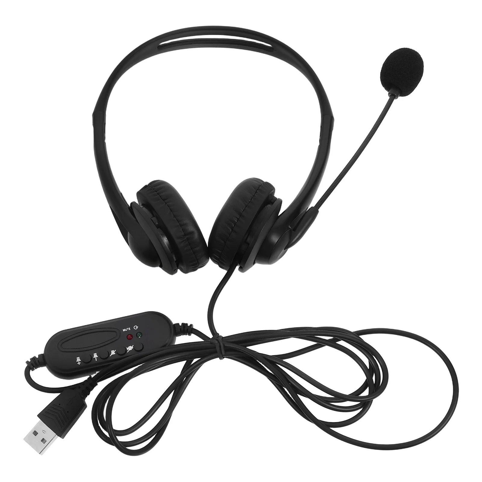 Professional Noise Cancelling Headset Comfortable Earmuffs Clear Conversation Cvc60 Technology USB Headphone for Office