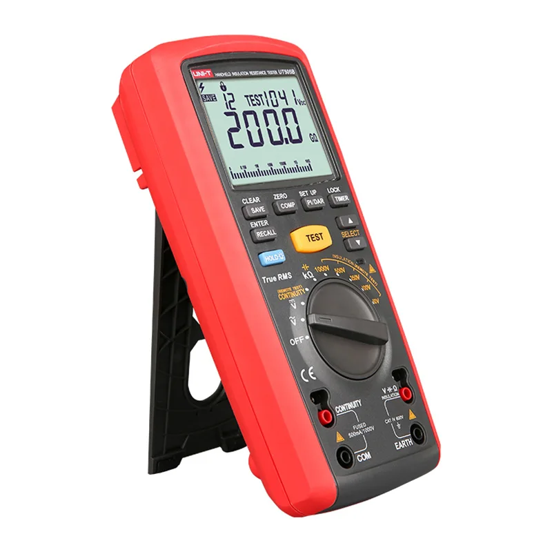 UT505 1KV Series Handheld Insulation Resistance Testers UT505A 20GΩ UT505B 200GΩ 99group CE UKCA ETL