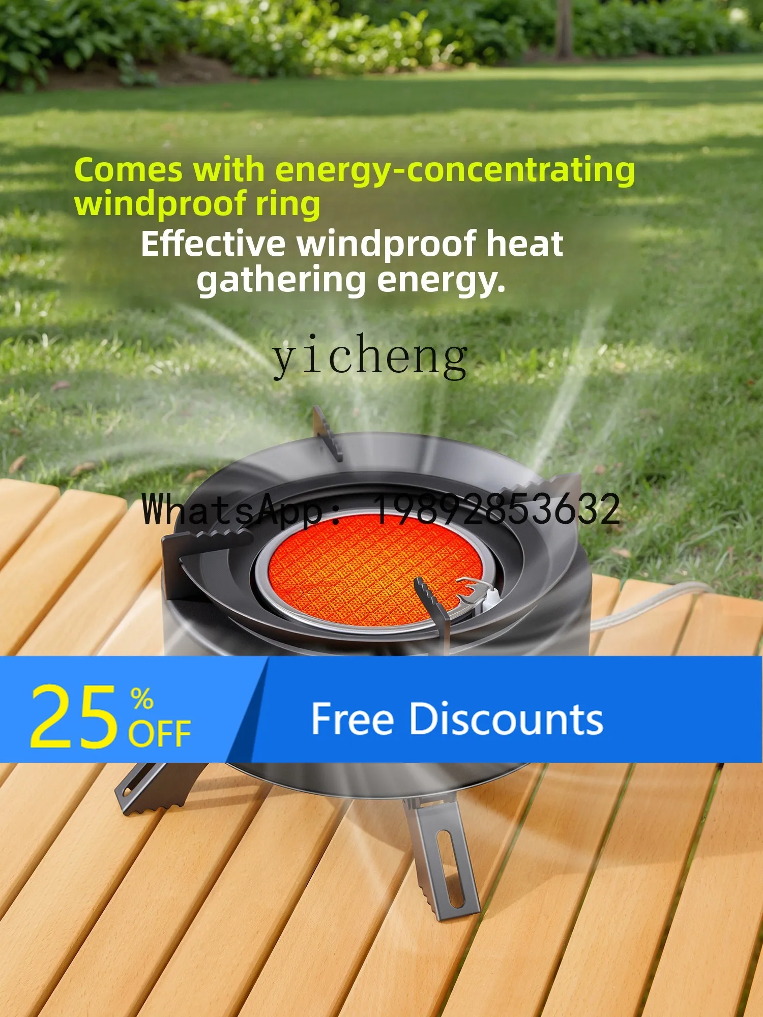 

cassette stove outdoor portable tea stove camping picnic equipment full set