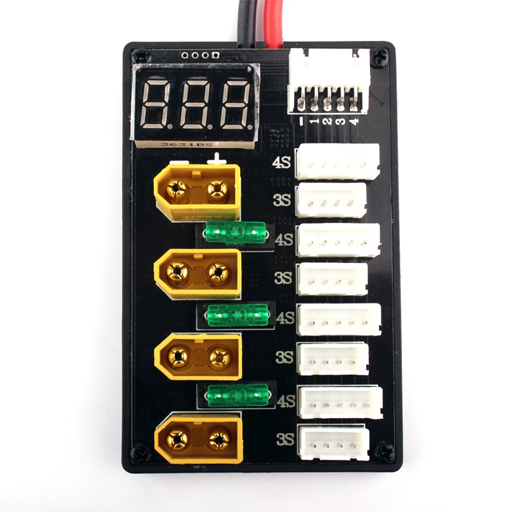 

1pc Parallel Charging Board 4 Channels Output Aluminum Case Safety Charging Pad for Camera Stabilizer