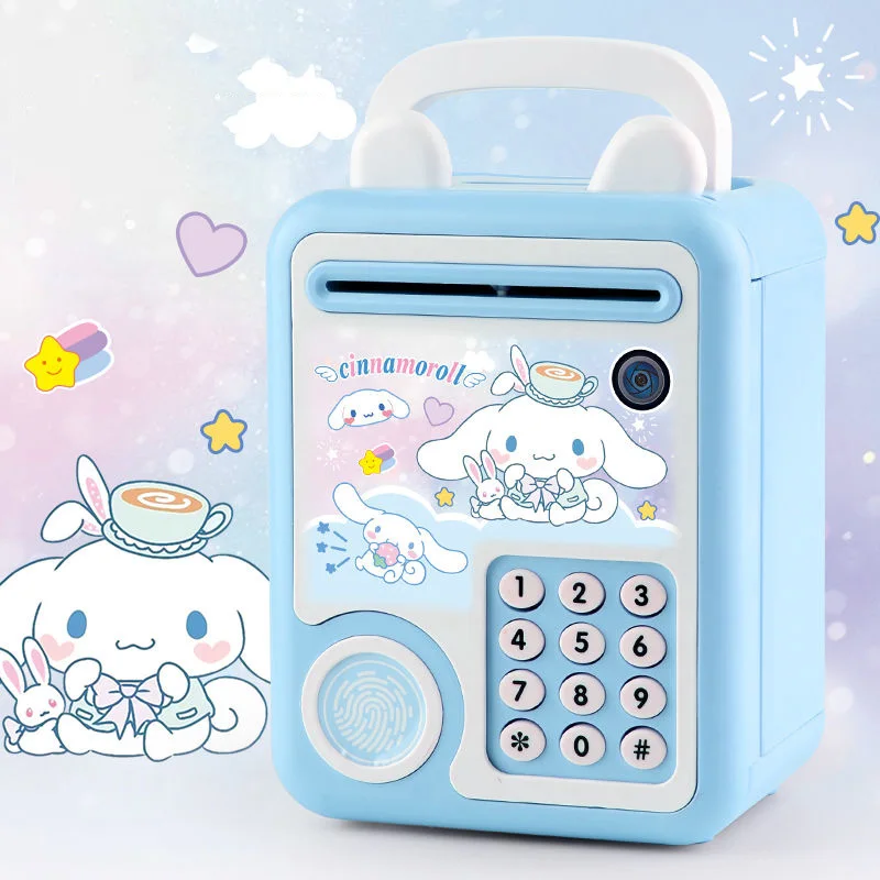 Banque d'alimentation pour enfants, Hello Kitty Sanurgente, Cinnamoroll Anime, Tirelire, Chargement USB, Kuromi, Sûr, Grande capacité, Jouets pour enfants, Bol