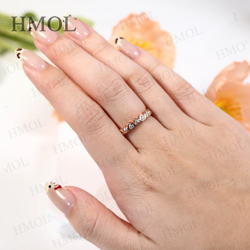 

Кольцо с муассанитом на заказ в форме сердца D Цвет 10K 14K 18K Предложение Кольцо для свадьбы для женщин Романтический подарок на годовщину Вечеринка